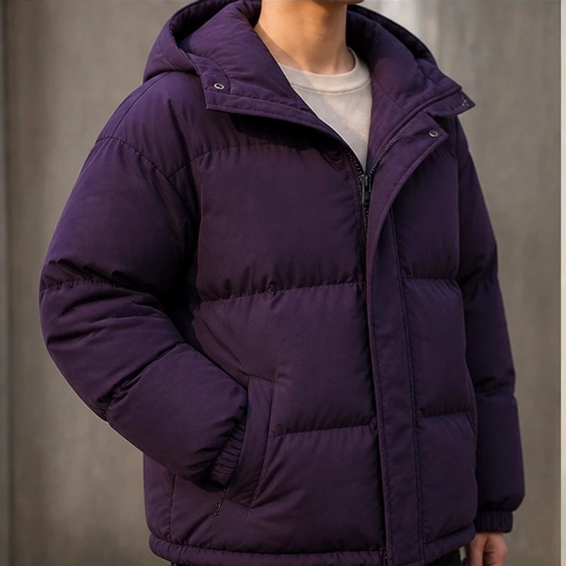 Zara Hooded Puffer Jacket - Deep Plum - Department: Women - Brondals - Image 3