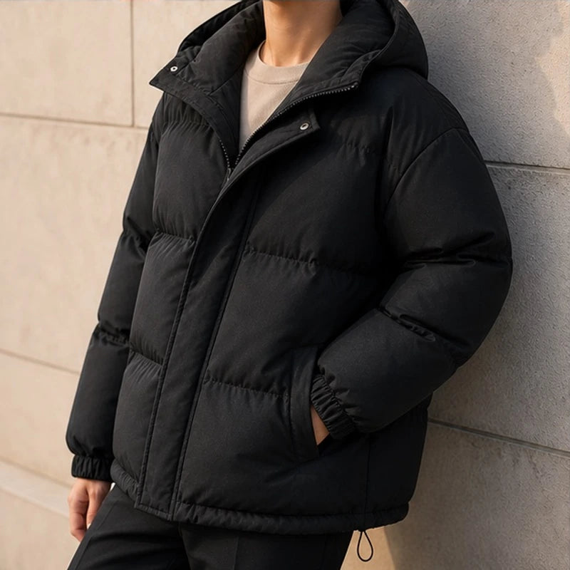 Zara Hooded Puffer Jacket - Black - Department: Women - Brondals - Image 3
