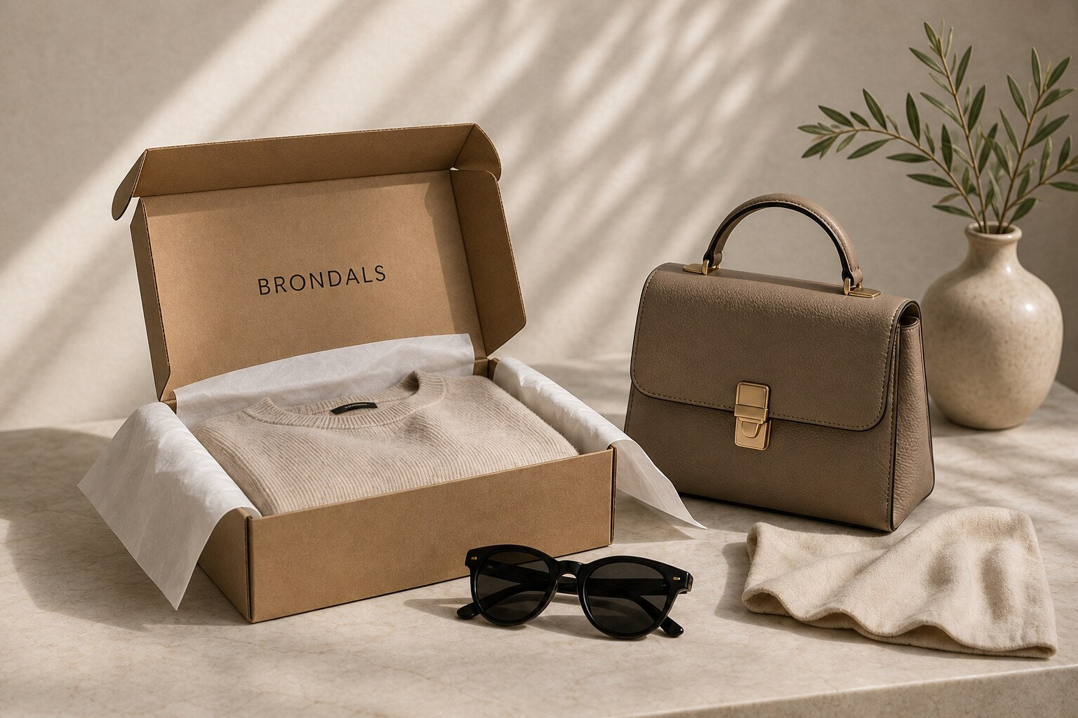 Brondals accessories and gift packaging